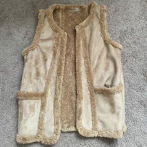Women’s suede brown vest ✔️ excellent condition